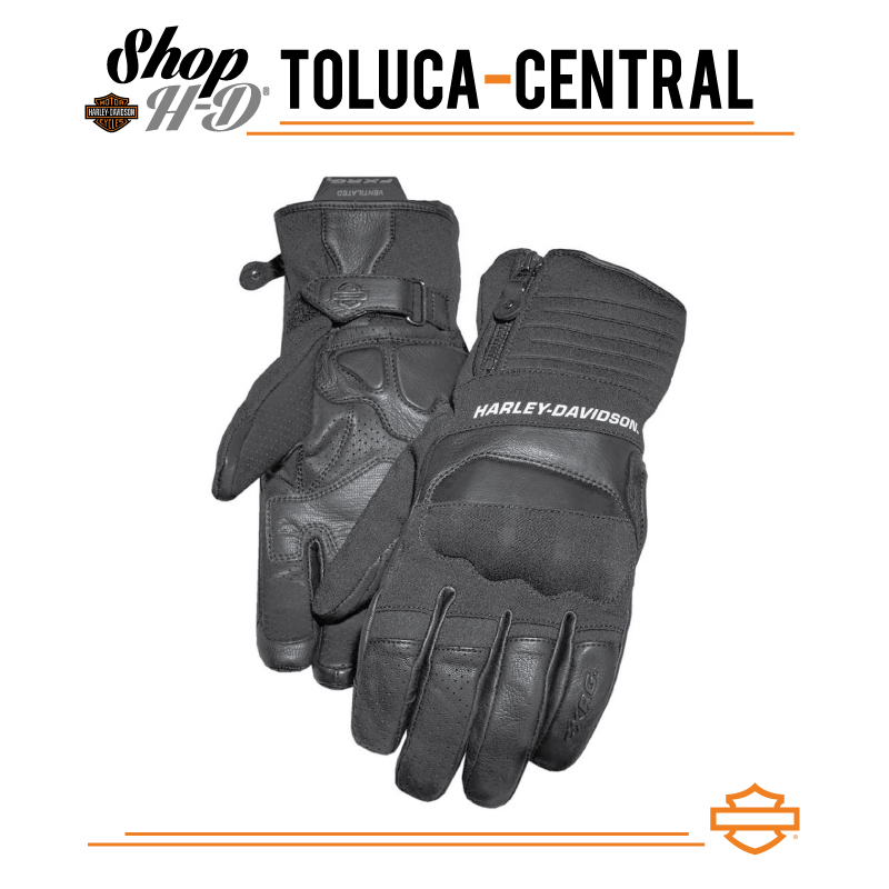 Guantes Cuero Hombre Harley-Davidson® Men #1 Skull Leather Gloves – CE  98367-17EM