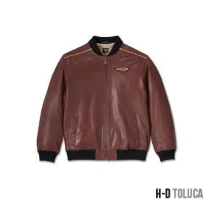120th Anniversary Leather Jacket para hombre - Rum Raisin Leather
