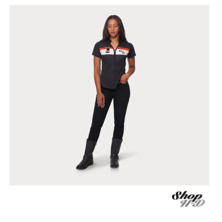 CAMISA CON CIERRE FRONTAL PARA MUJER - Imagen 3