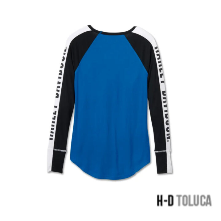 BLUSA TOP DE PUNTO ACANLADO AUTHENTIC BAR & SHIELD PARA MUJER - Imagen 2