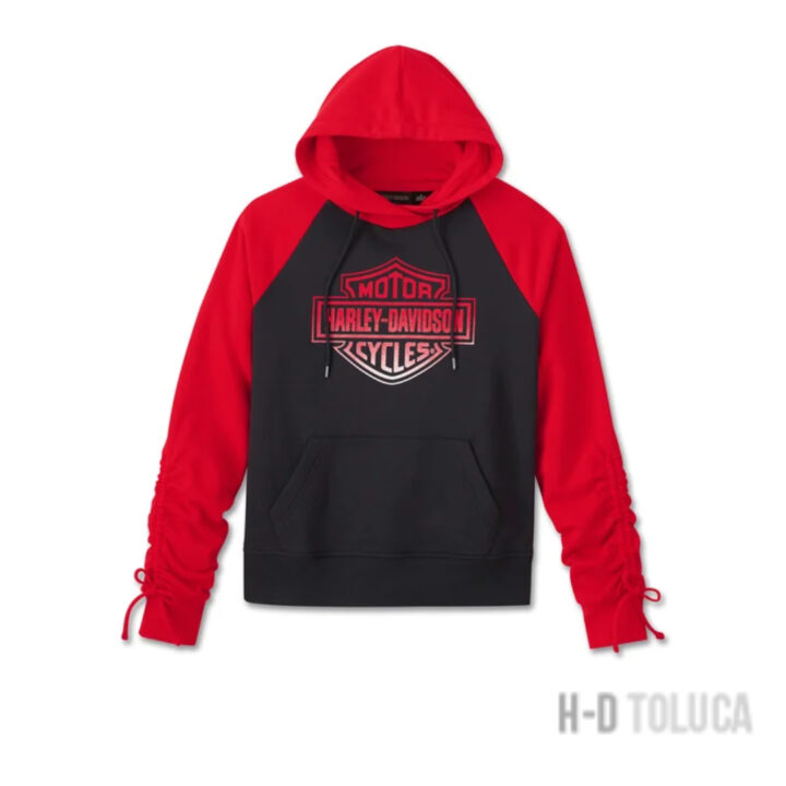 SUDADERA PARA MUJER-COLORBLOCKED- HARLEY BLACK