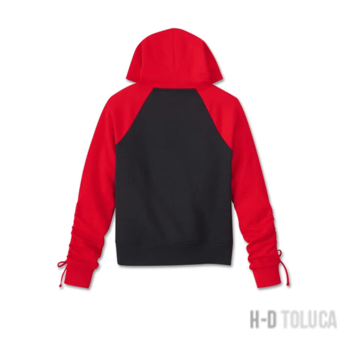 SUDADERA PARA MUJER-COLORBLOCKED- HARLEY BLACK - Imagen 2
