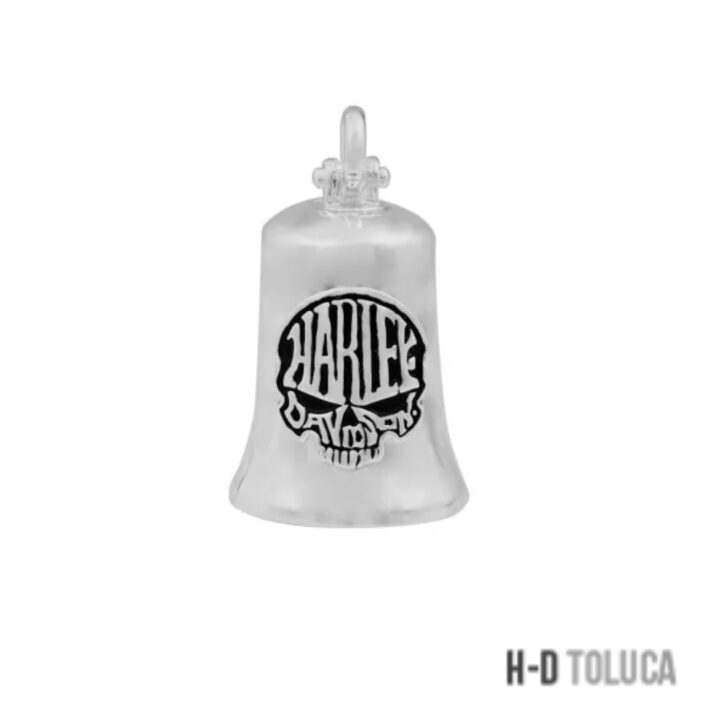 CAMPANA HARLEY-DAVIDSON CALAVERA SKULL SILVER
