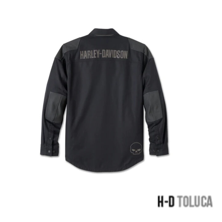CHAQUETA ESTILO CAMISA WILLIE G SKULL PARA HOMBRE - Imagen 2