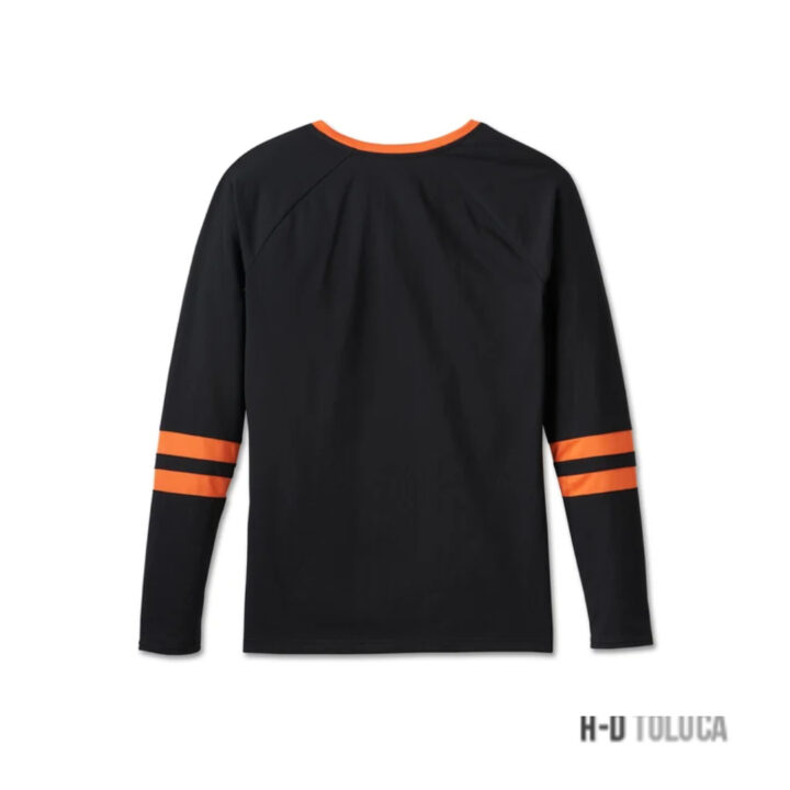 TOP REGLÁN DE MANGA LARGA CLASS PARA MUJER- NARANJA - Imagen 2