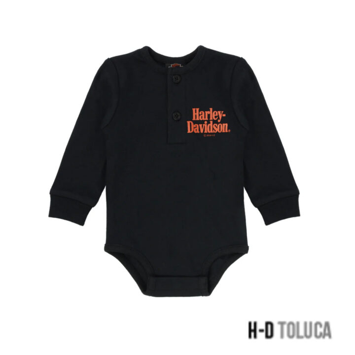 CAMISETA HENLEY CREEEPER DE MANGA LARGA PARA BEBÉ HARLEY-DAVIDSON
