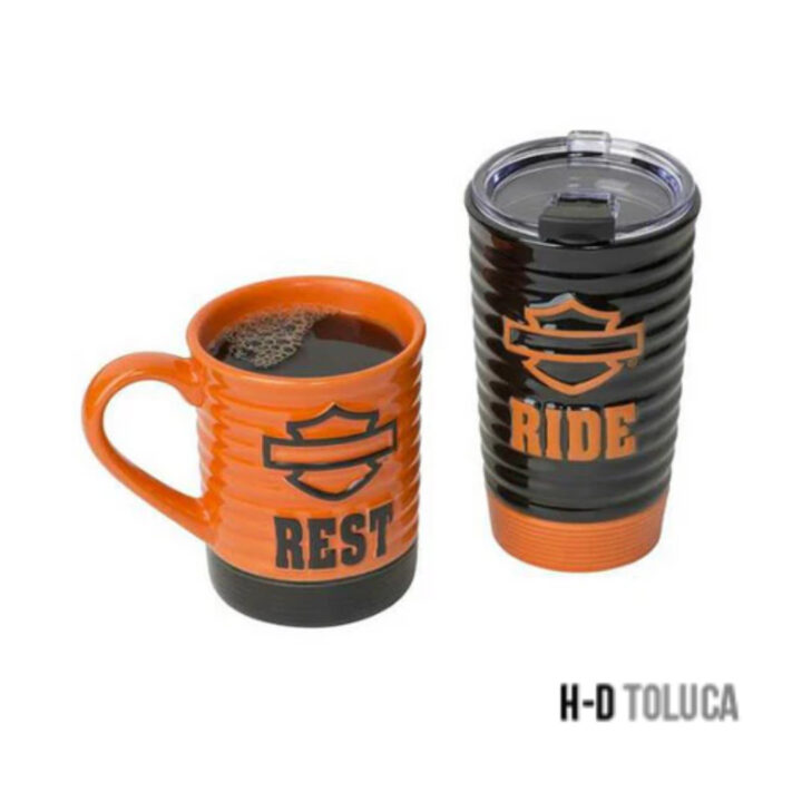 JUEGO DE TAZAS DE CAFÉ HARLEY-DAVIDSON