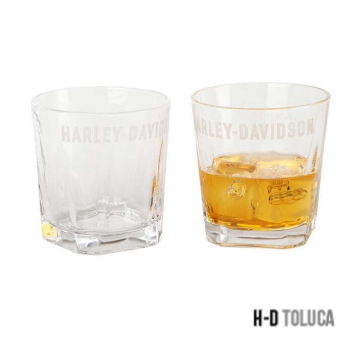 SET DE VASOS DE VIDRIO HARLEY-DAVIDSON