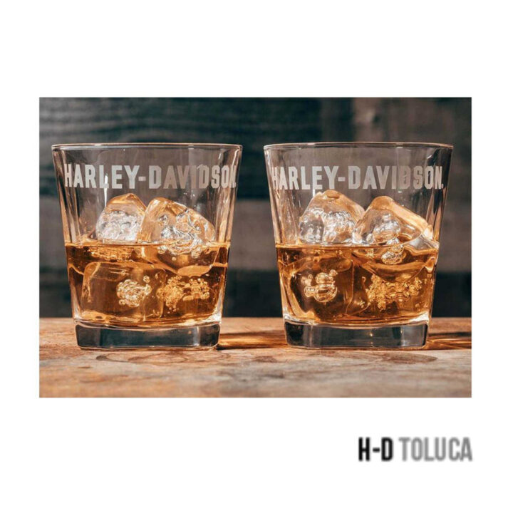 SET DE VASOS DE VIDRIO HARLEY-DAVIDSON - Imagen 2