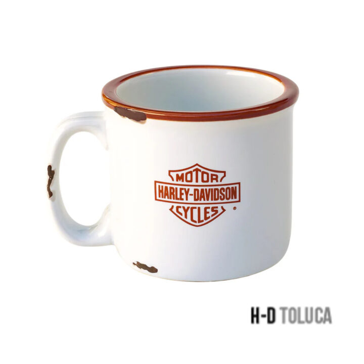 TAZA DE FOGATA CON ESCUDO DE HARLEY-DAVIDSON - Imagen 3