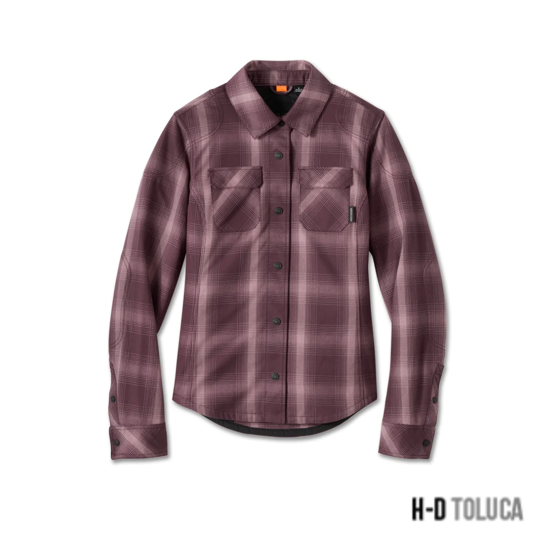 H-D OPERATIVE 2.0 RIDING SHIRT JACKET - PLAID - SASSAFRAS