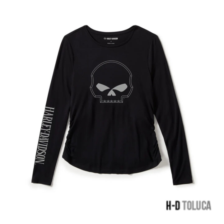 CAMISETA RAGLÁN DE MANGA LARGA CON CALAVERA DE WILLIE G