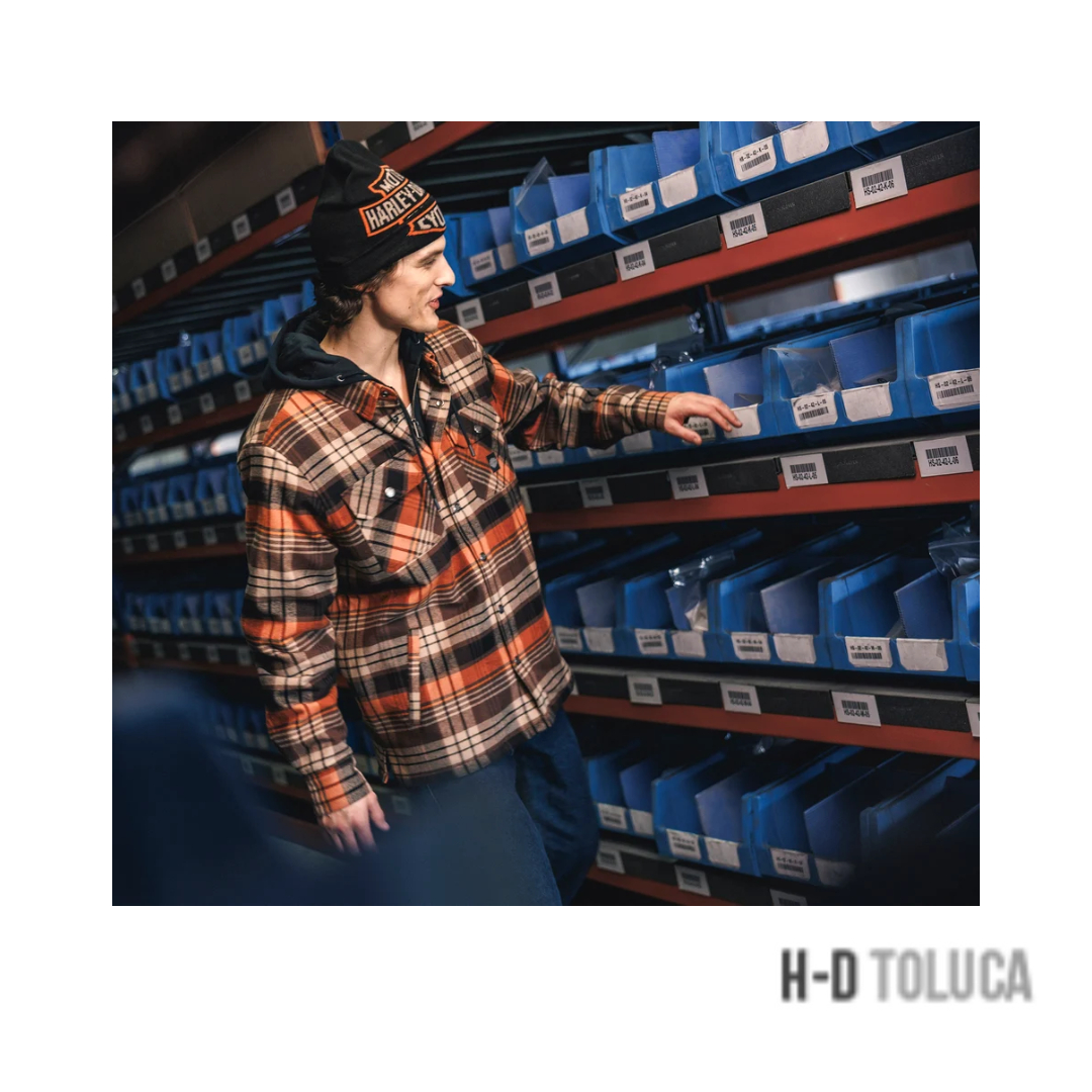 GORRO DE LANA OVERSIZED BAR & SHIELD - HARLEY BLACK - Imagen 3