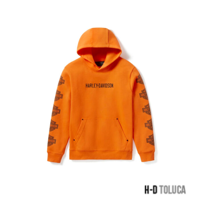 Sudadera con capucha Essential Bar & Shield Pullover para hombre Sudadera con capucha Essential Bar & Shield Pullover para hombre Sudadera con capucha Essential Bar & Shield Pullover para hombre SUDADERA CON CAPUCHA ESSENTIAL BAR & SHIELD PULLOVER PARA HOMBRE - HARLEY ORANGE