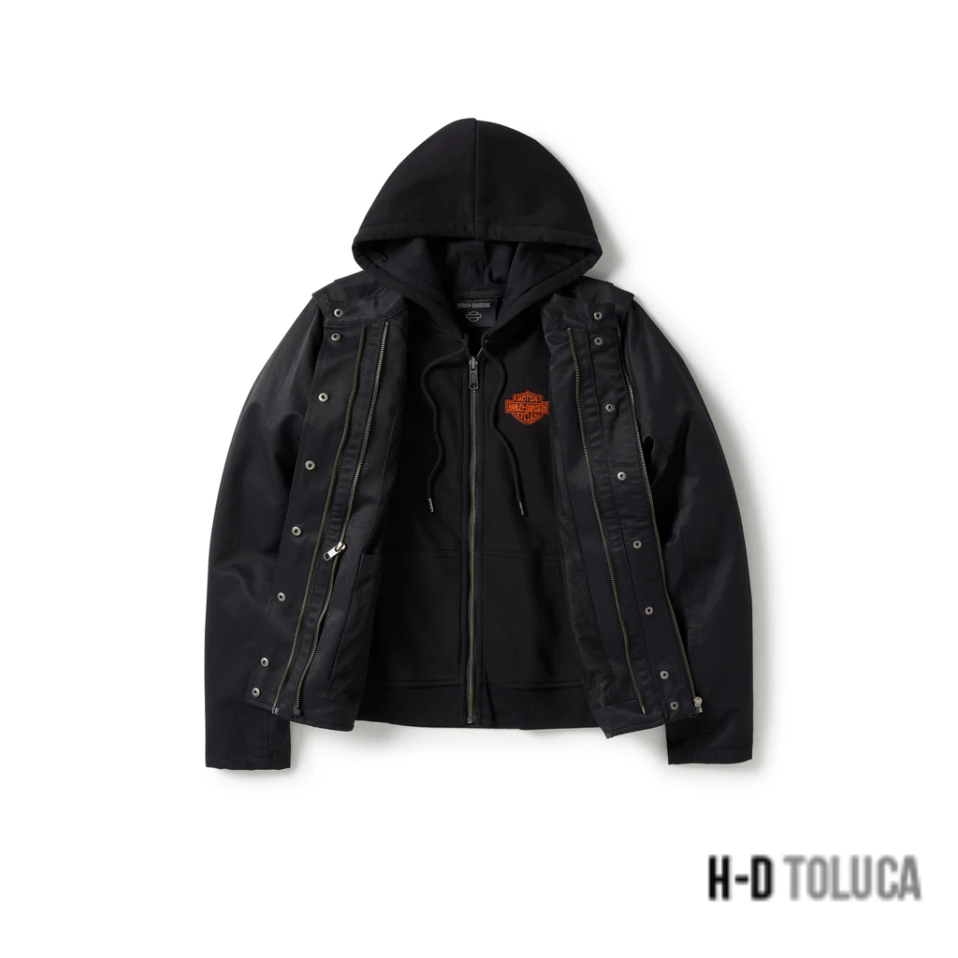 POLAR CON CAPUCHA PARA MONTAR WILLIE G SKULL GRAPHIC DEFLECTOR 2.0 PARA MUJER - Image 2