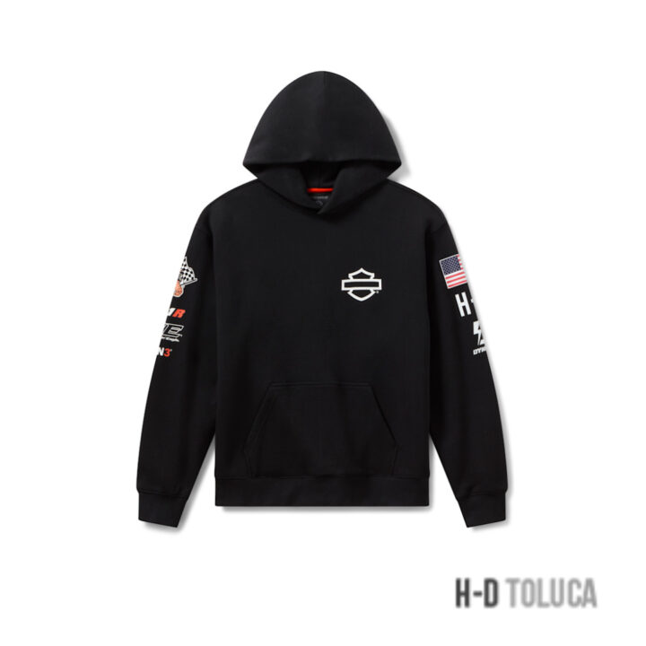 FACTORY RACING FANWEAR HOODIE - HARLEY BLACK