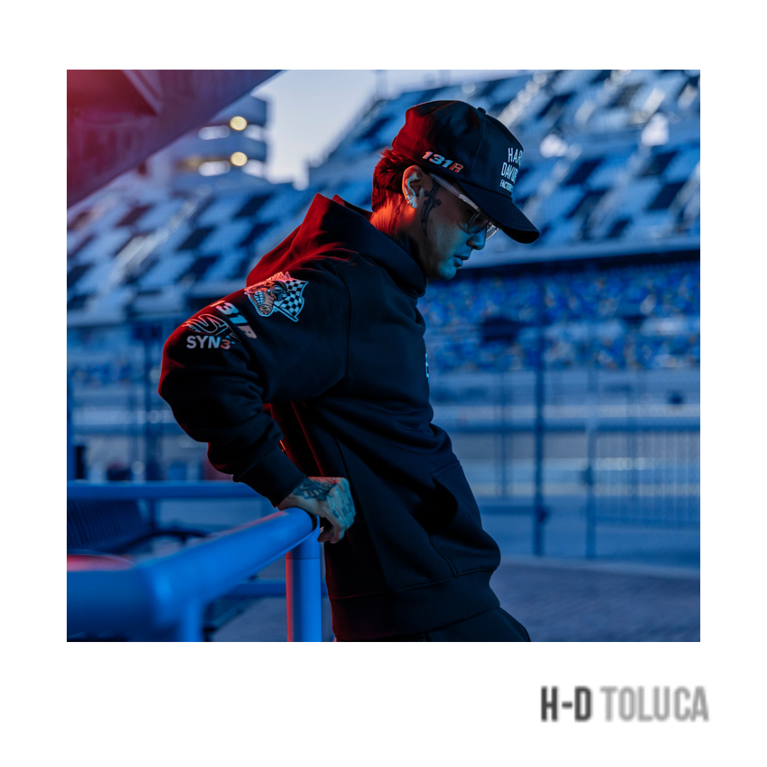 FACTORY RACING FANWEAR HOODIE - HARLEY BLACK - Image 2