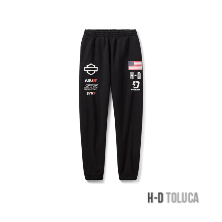 PANTALONES DEPORTIVOS FACTORY RACING FANWEAR - HARLEY BLACK
