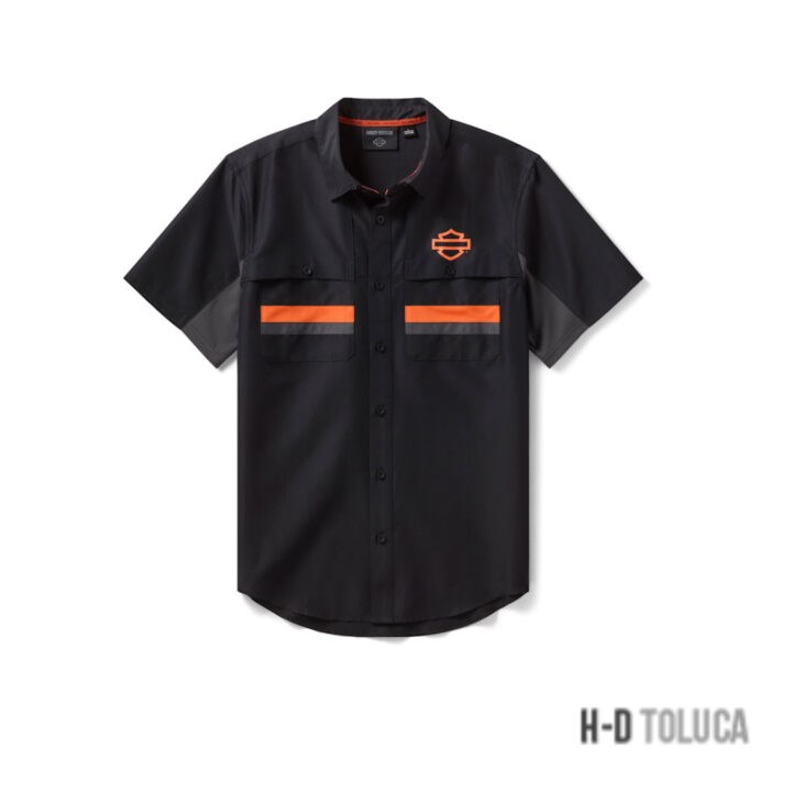 CAMISA H-D TECH VENTED SHORT SLEEVE PARA HOMBRE