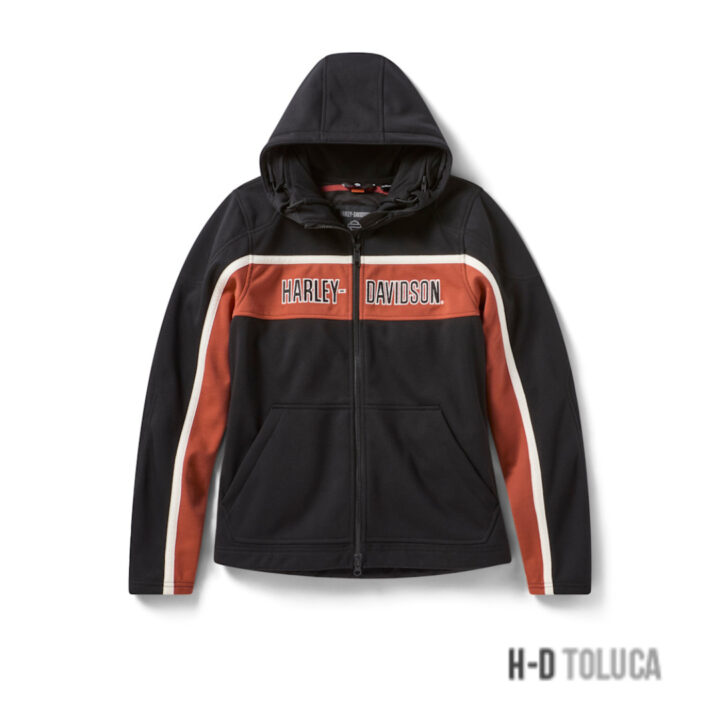 SUDADERA CON CAPUCHA H-D TRENTON DEFLECTOR 2.0 HOODED RIDING FLEECE PARA MUJER