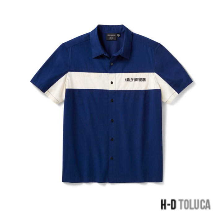 CAMISA H-D ESSENTIAL COLOR BLOCKED MECHANICS PARA HOMBRE