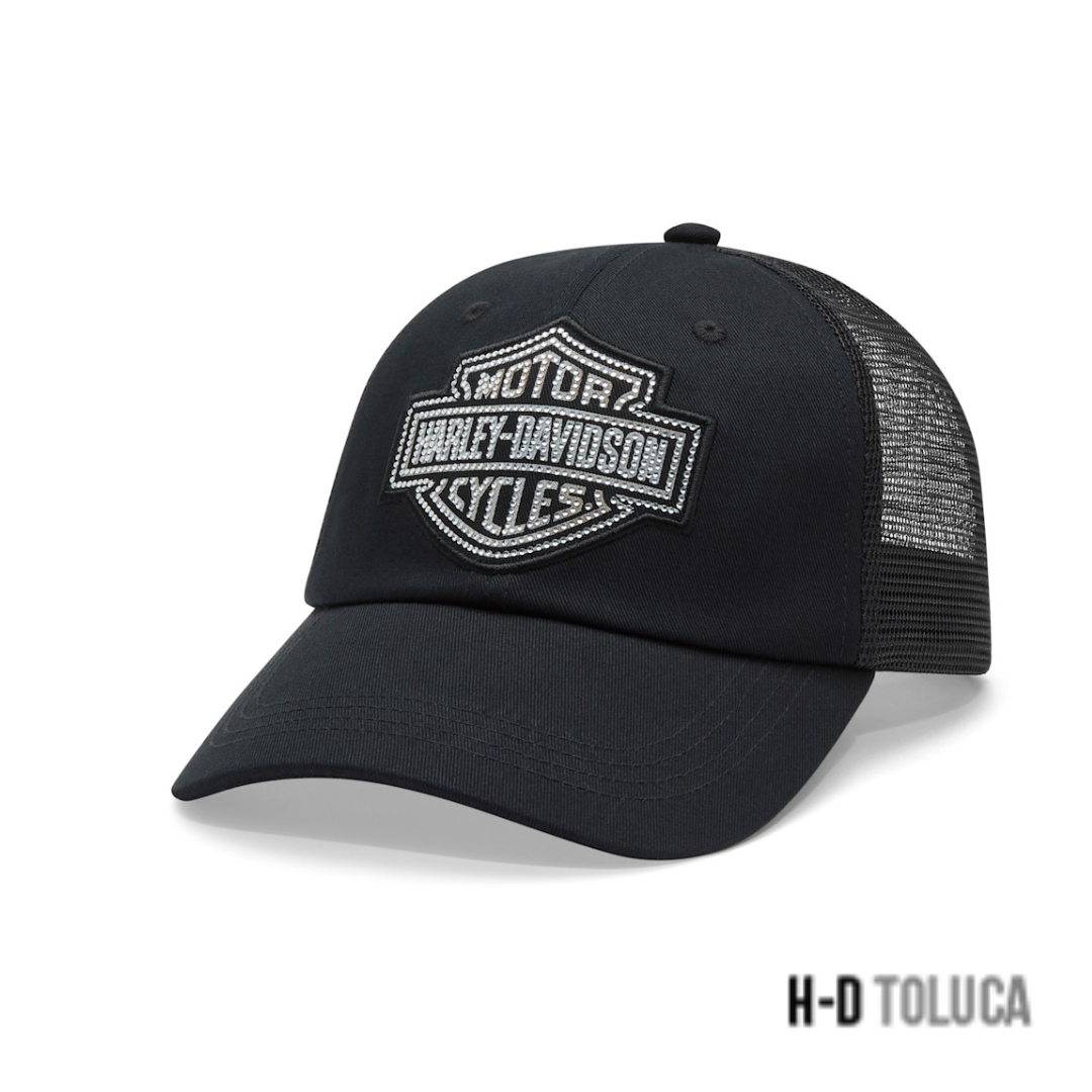 GORRA BLING BAR & SHIELD PARA MUJER