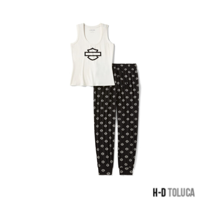 CONJUNTO OPEN B&S AOP TANK & PANT PARA MUJER