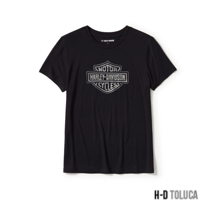 PLAYERA ESSENTIAL BLING CREW NECK TEE