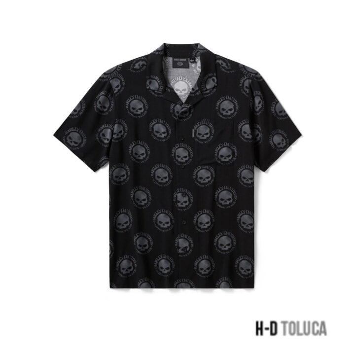 CAMISA HAWAIANA WILLIE G SKULL PARA HOMBRE