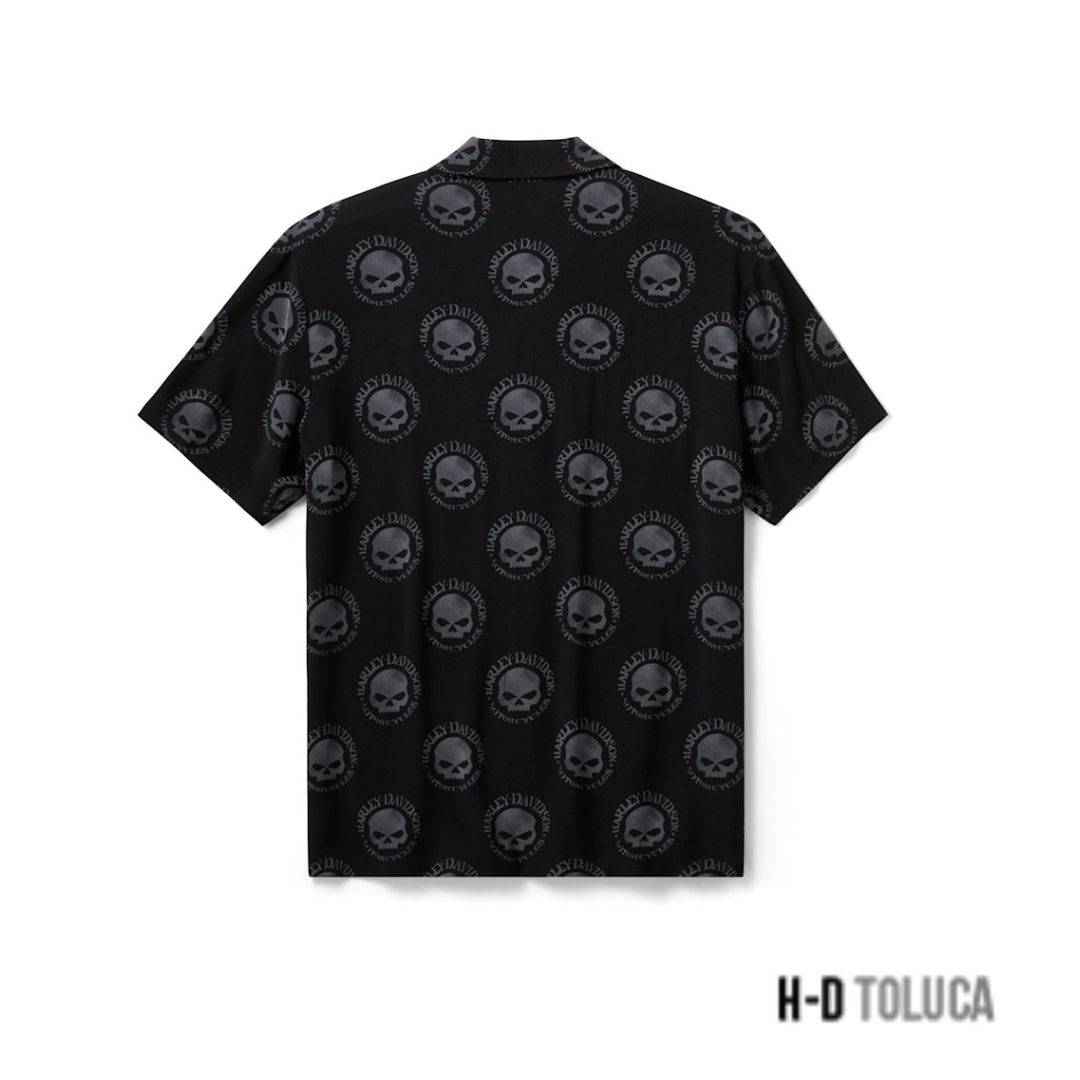 CAMISA HAWAIANA WILLIE G SKULL PARA HOMBRE - Image 2
