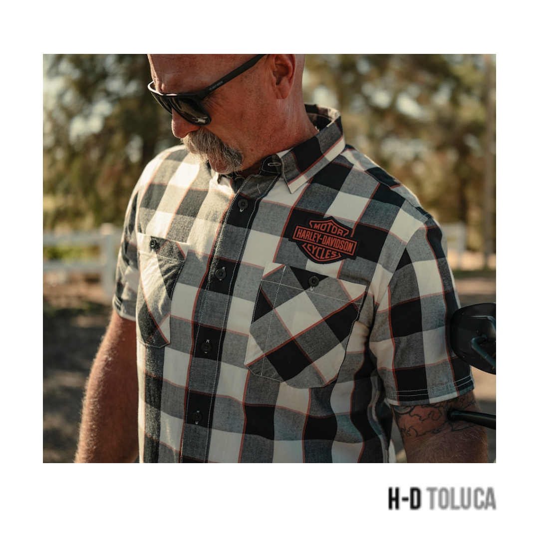 CAMISA DE MANGA CORTA DE CUADROS BUFFALO - Image 3