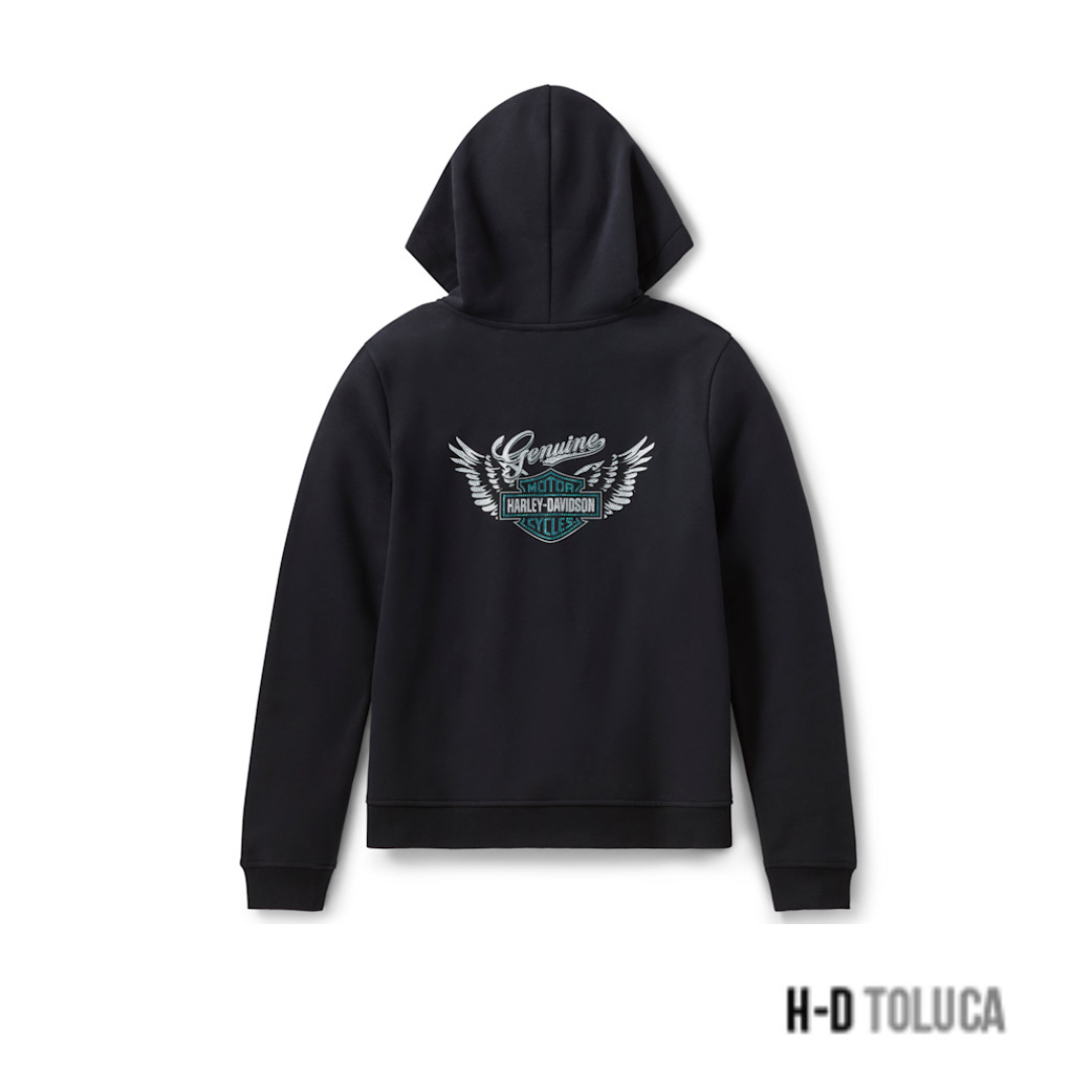 SUDADERA CON CAPUCHA DE ALAS PARA MUJER - Image 2