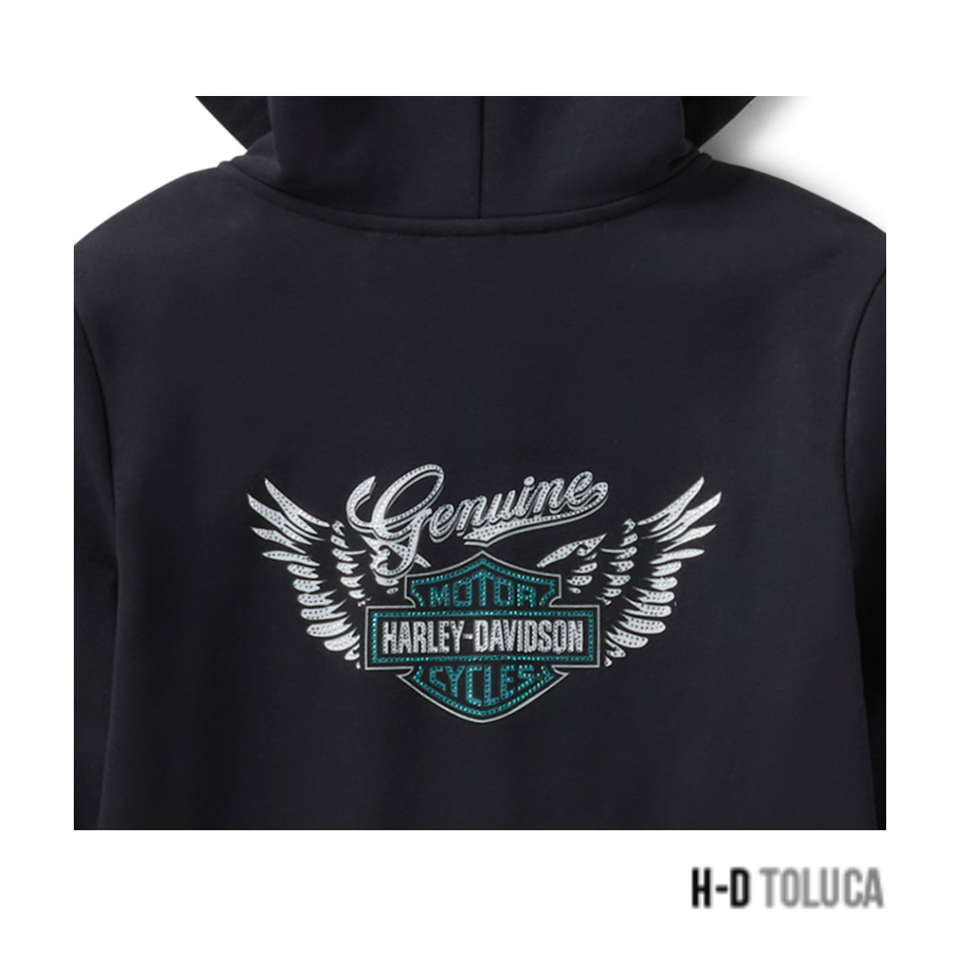 SUDADERA CON CAPUCHA DE ALAS PARA MUJER - Image 4