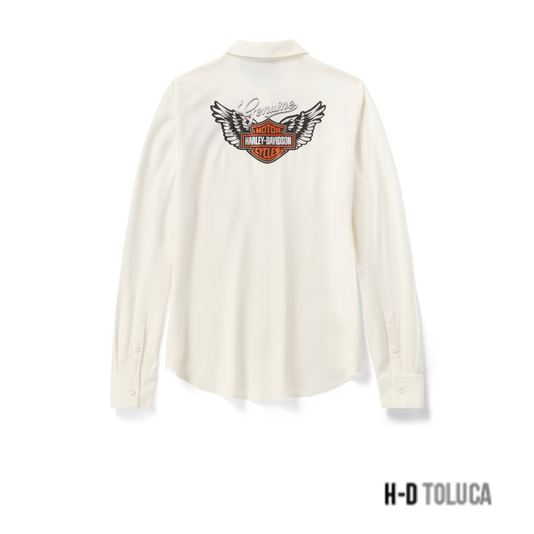 CAMISA DE MUJER CON BOTONES - Image 2