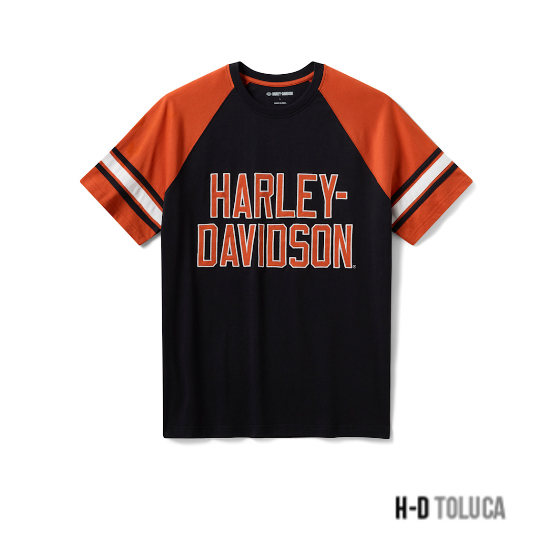 CAMISETA RAGLÁN DE HOMBRE H-D ESSENTIAL