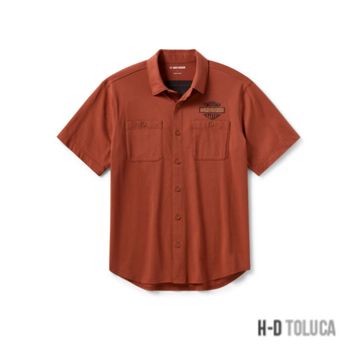 CAMISA VINTAGE JERSEY BUTTON-UP PARA HOMBRE