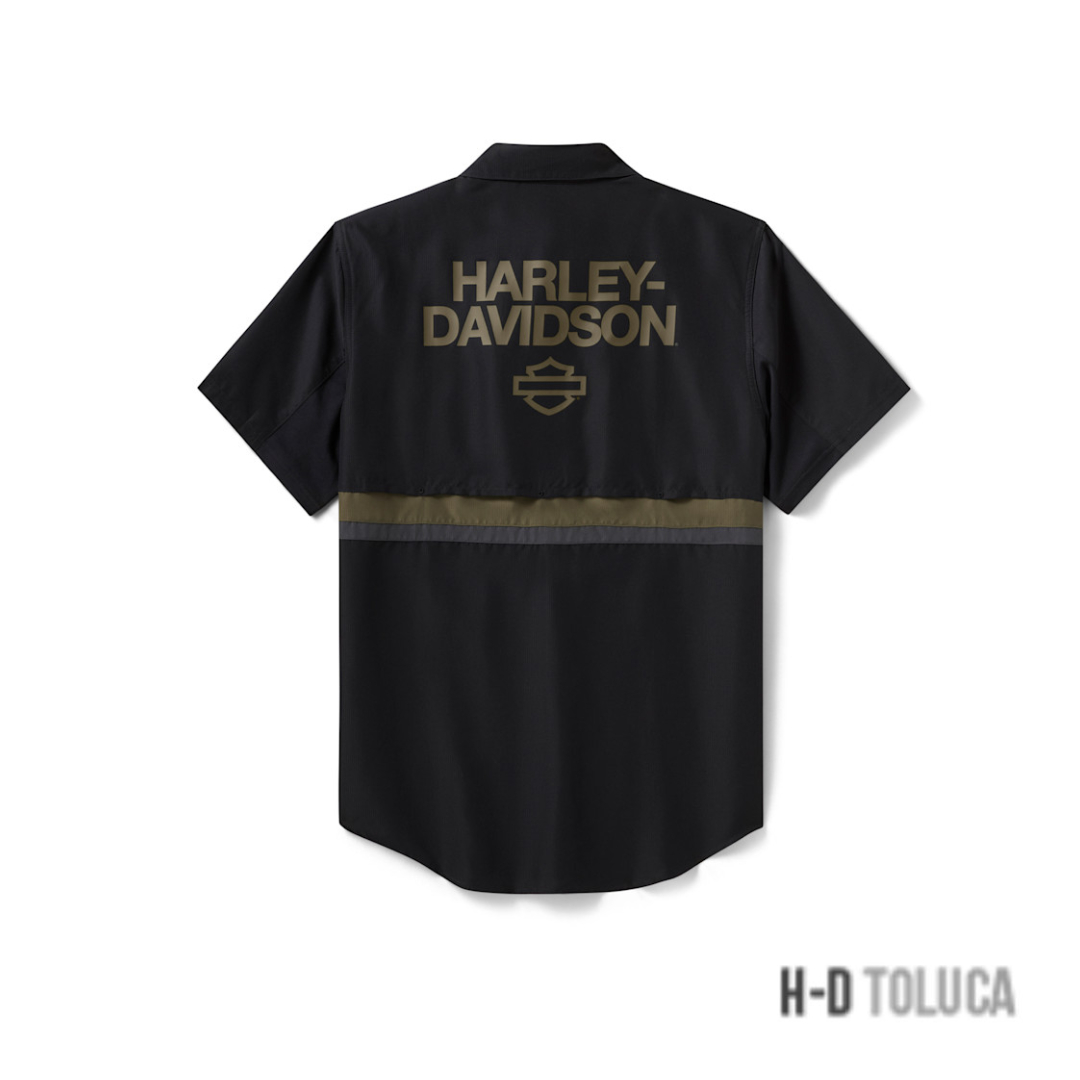 CAMISA DE MANGA CORTA H-D TECH PARA HOMBRE - Image 2