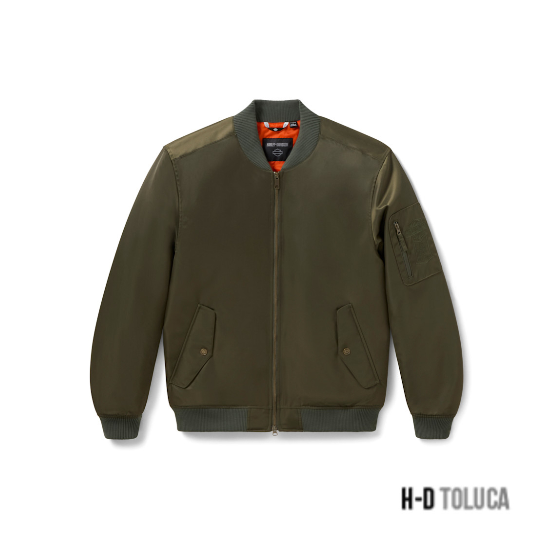 CHAMARRA MA-1 BOMBER RIDING PARA HOMBRE