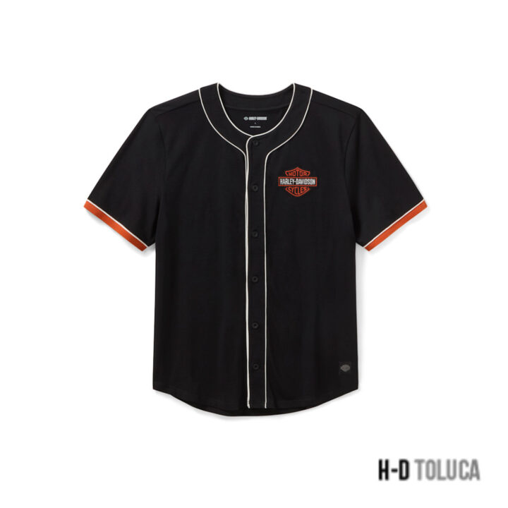JERSEY H-D ESSENTIAL BAR & SHIELD BASEBALL PARA HOMBRE