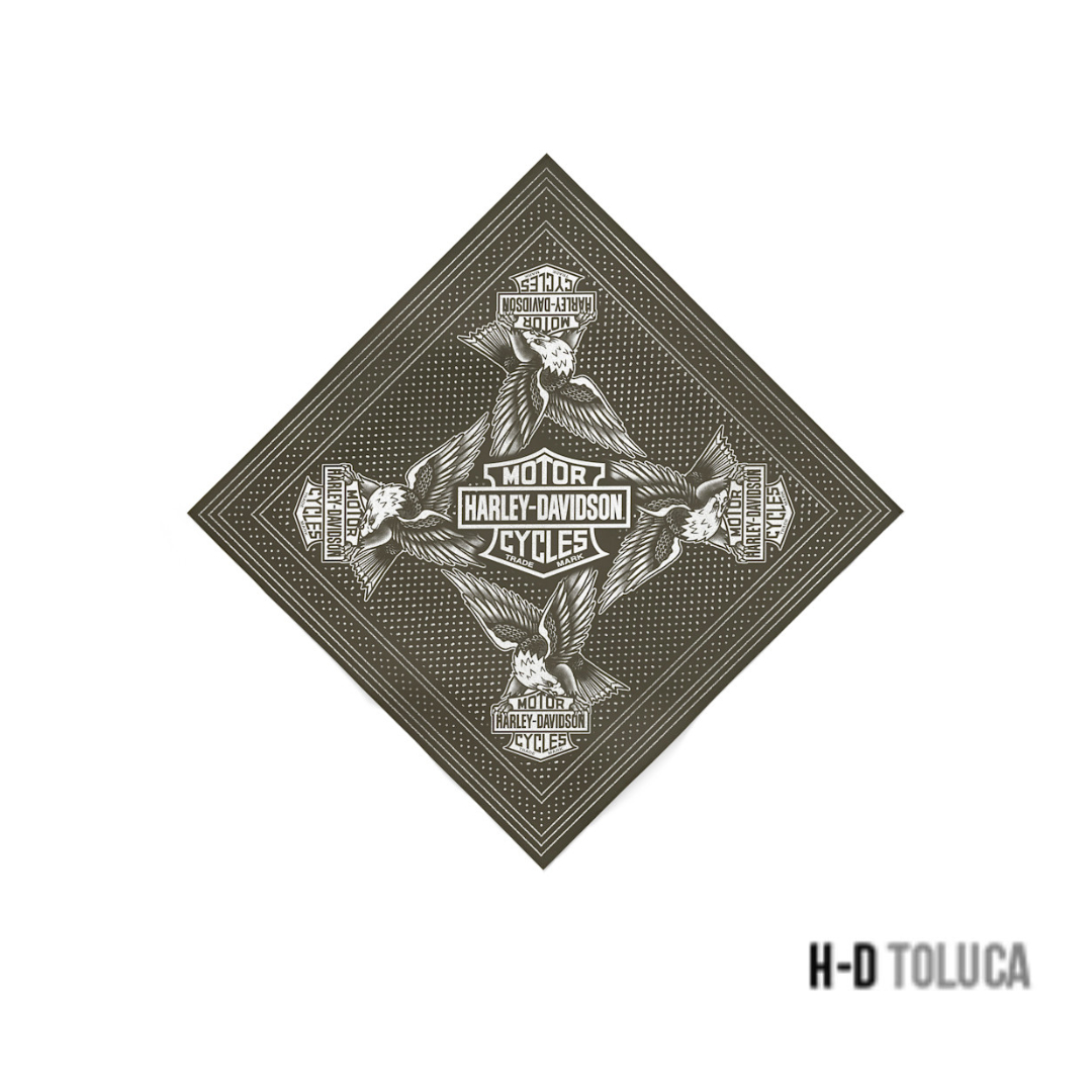 BANDANA PATENT BAR & SHIELD PARA HOMBRE